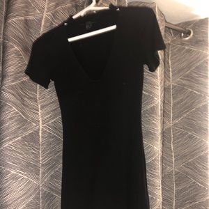Fitted black dress